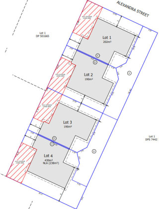 Alexandra Street Te Awamutu site map