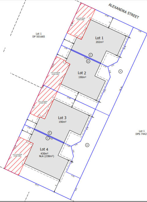 Alexandra Street Te Awamutu site map