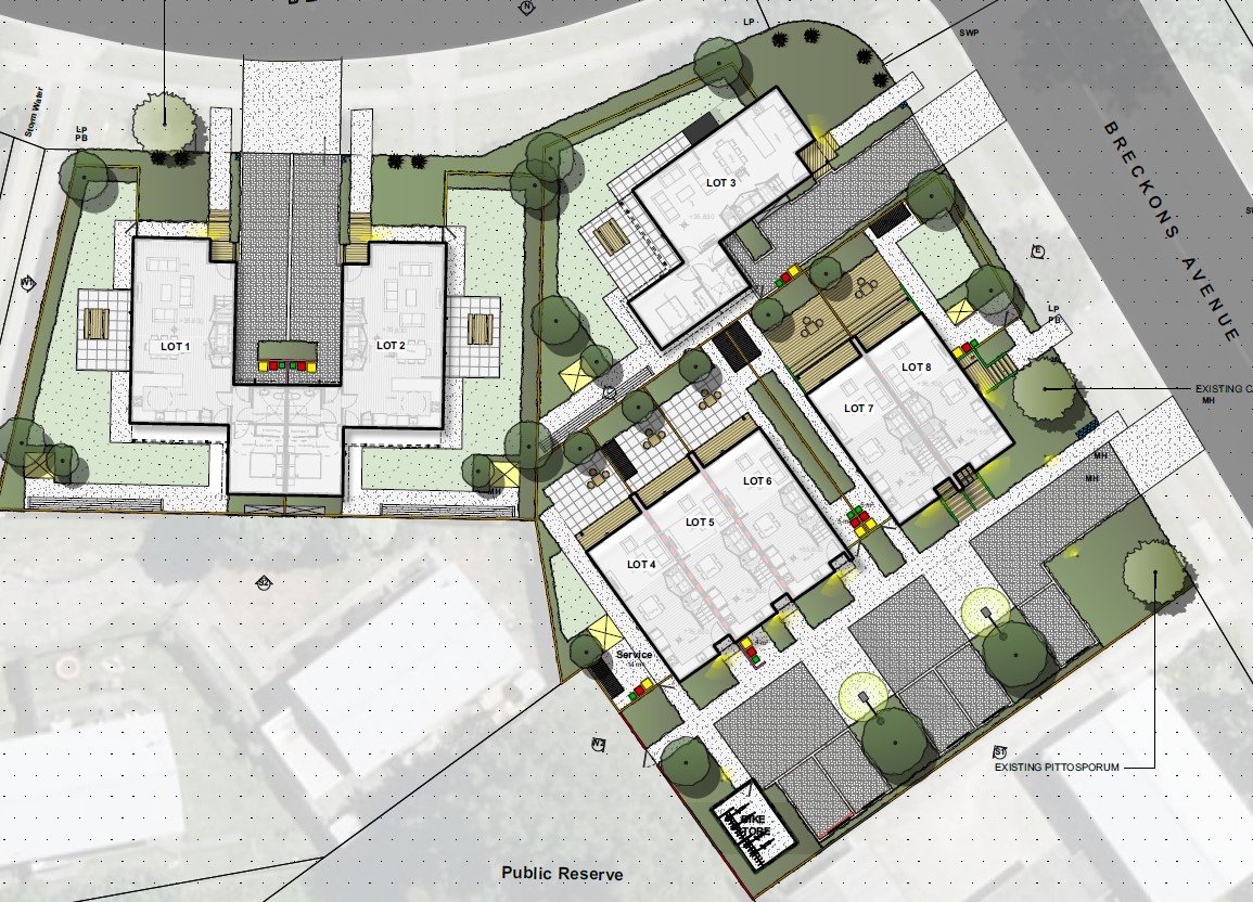 Breckons Ave and Beatrice Pl Hamilton site plan AR109354