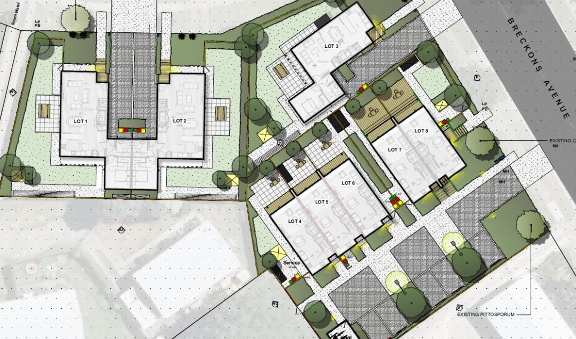 Breckons Ave and Beatrice Pl Hamilton site plan AR109354