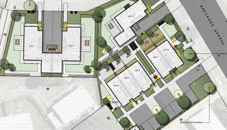 Breckons Ave and Beatrice Pl Hamilton site plan AR109354