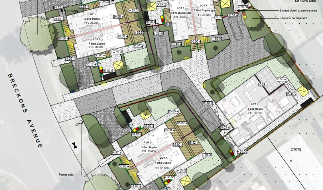 Breckons Avenue Hamilton site plan AR109355