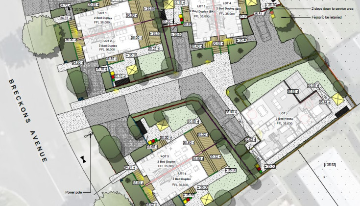 Breckons Avenue Hamilton site plan AR109355