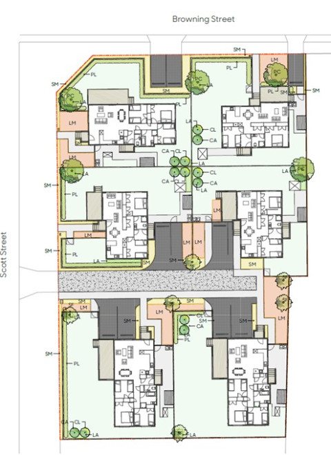 Browning St and Scott St Cambridge site plan AR109500