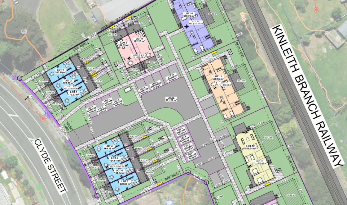 Clyde Street Tokoroa site plan AR111961