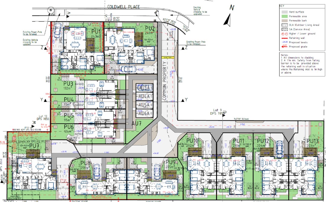 Coldwell Place Hamilton site plan AA111894