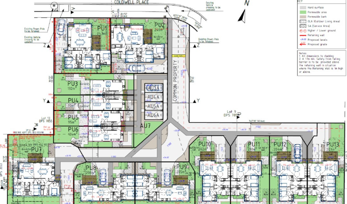 Coldwell Place Hamilton site plan AA111894