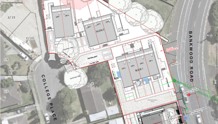 College Pl Bankwood Rd Hamilton site plan AR109422