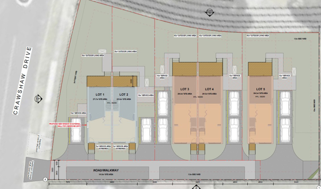 Crawshaw Drive Hamilton site plan AR109039