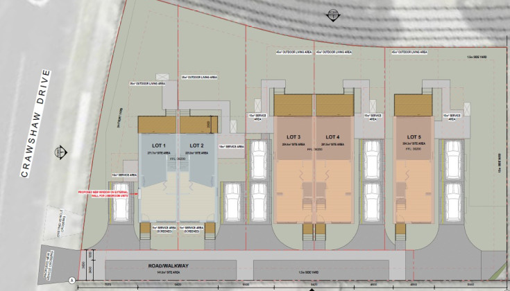 Crawshaw Drive Hamilton site plan AR109039