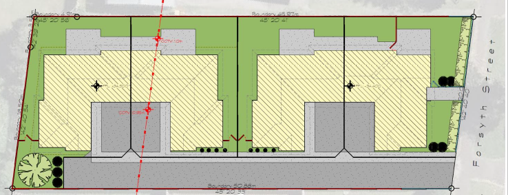 Forsyth Street Hamilton site plan