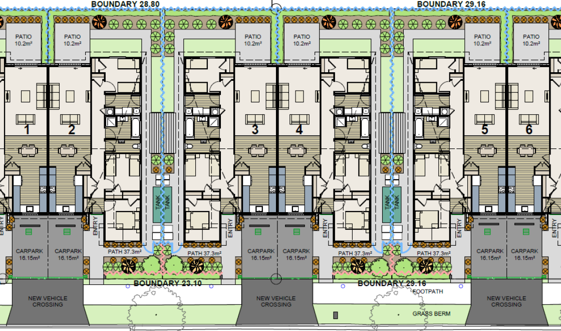 Garrick Place Hamilton site plan