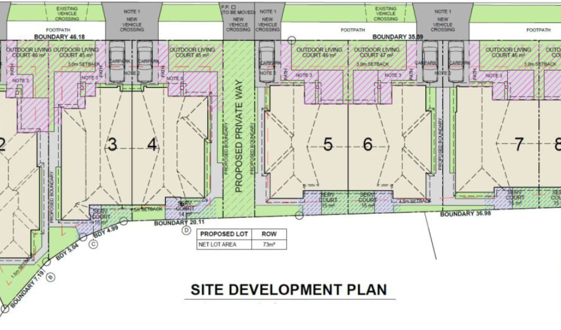 Garrick Road Hamilton site plan AA110664