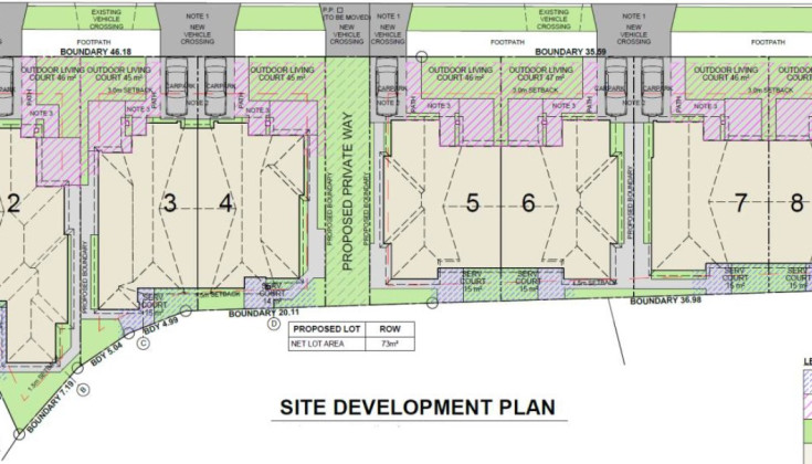 Garrick Road Hamilton site plan AA110664