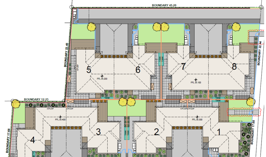 Heath Street Hamilton site plan