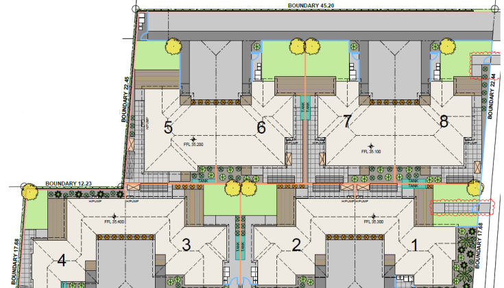 Heath Street Hamilton site plan