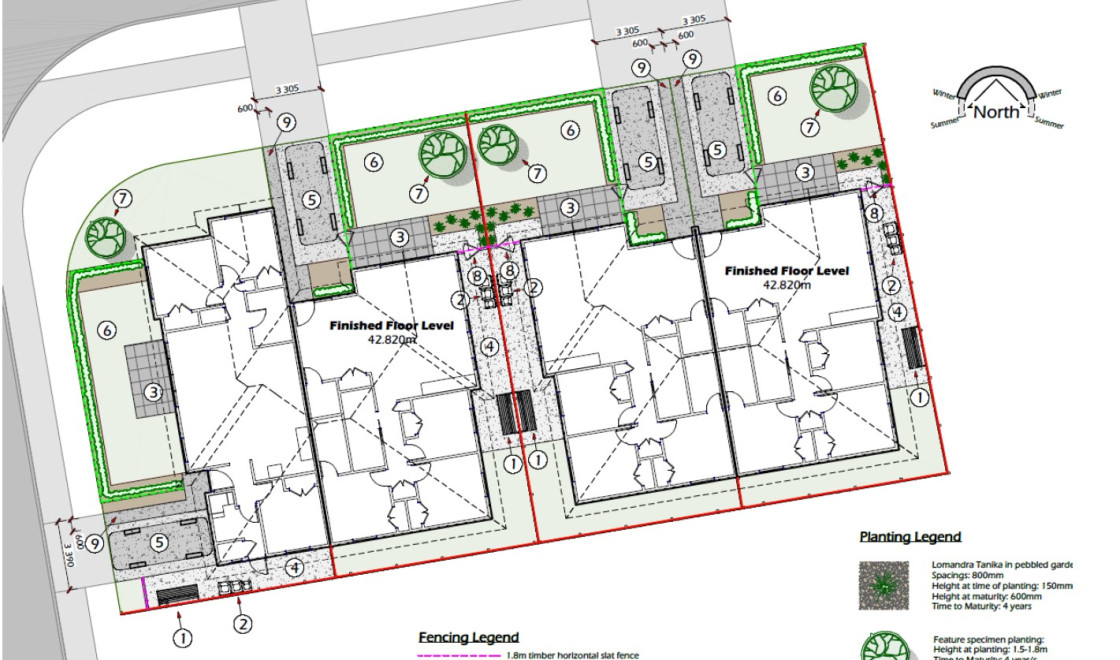 Highland Drive Hamilton landscape plan AA111596