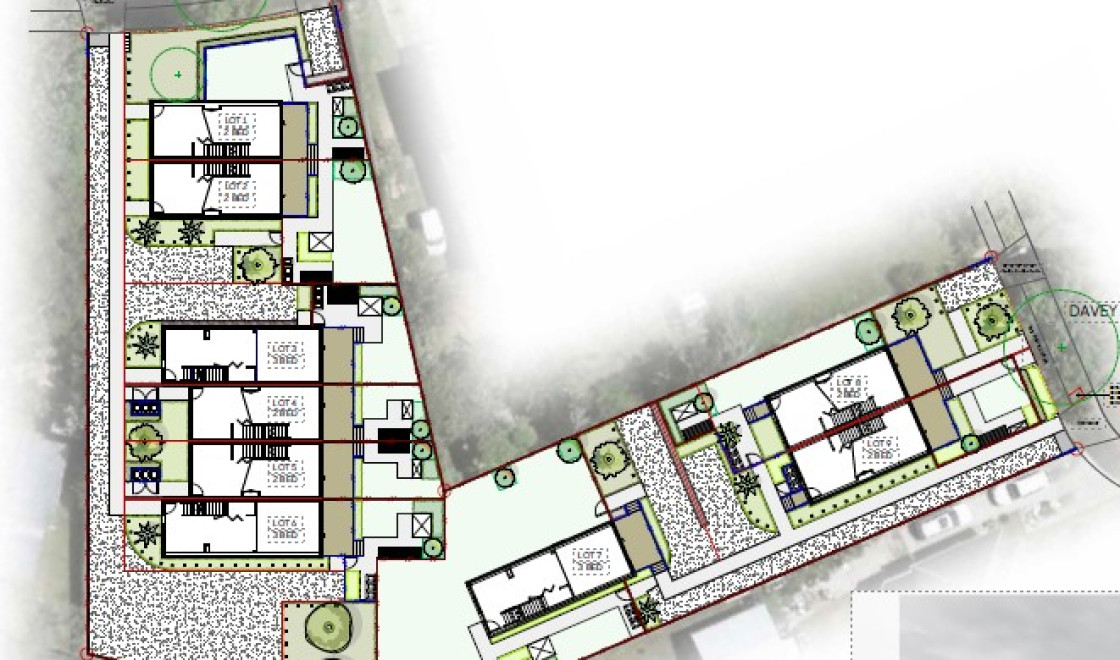 Holland Road and Davey Place Hamilton site plan AR109043