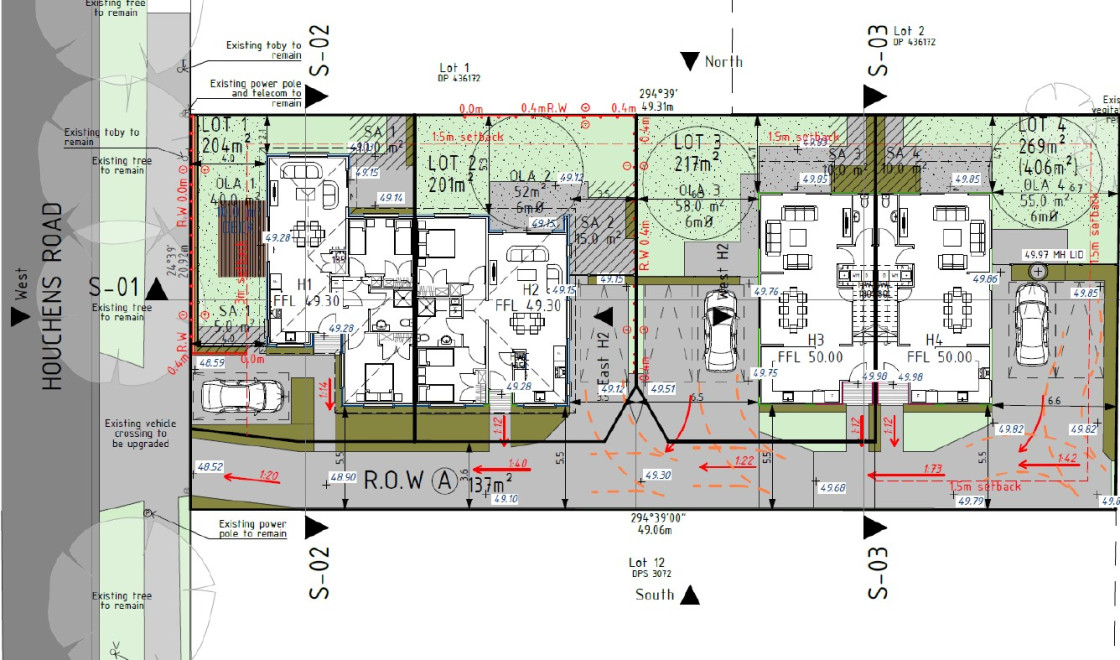 Houchens Road Hamilton site plan AA111846