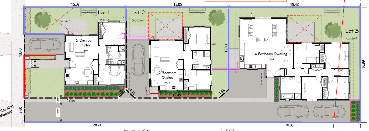 Irvine Street Hamilton site plan