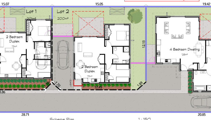 Irvine Street Hamilton site plan