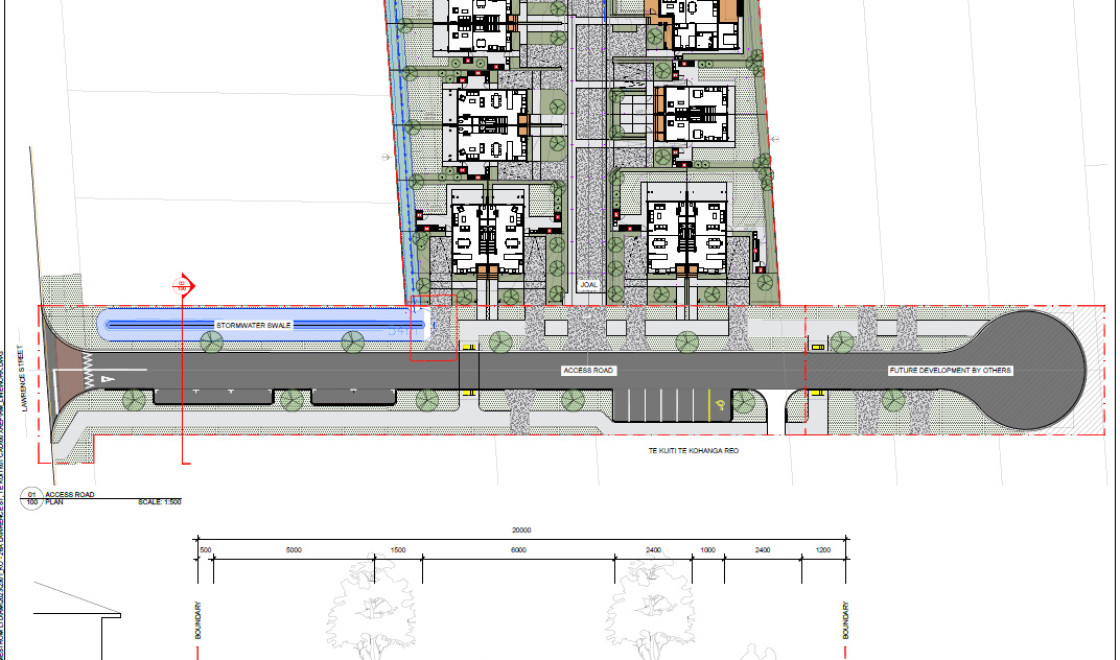 Lawrence St Hamilton site plan