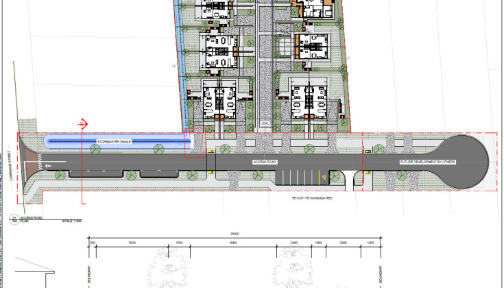 Lawrence St Hamilton site plan