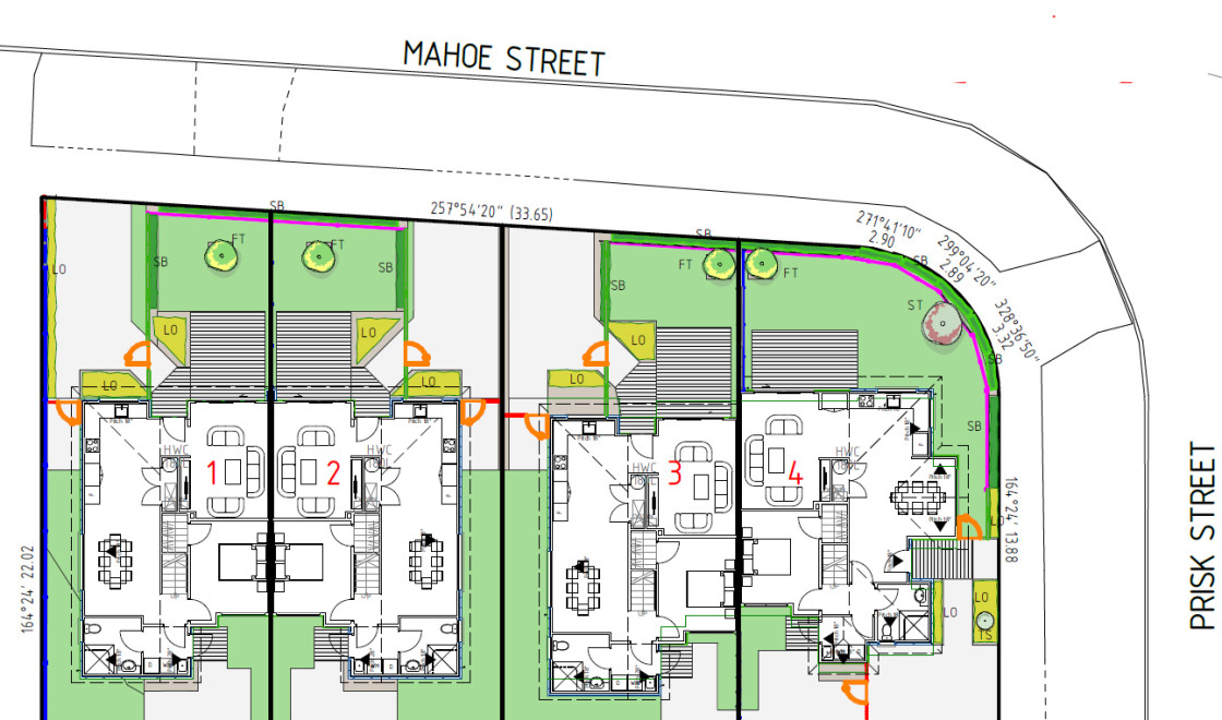 Mahoe Street Hamilton site plan