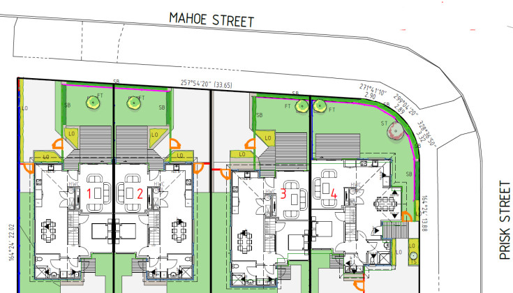 Mahoe Street Hamilton site plan