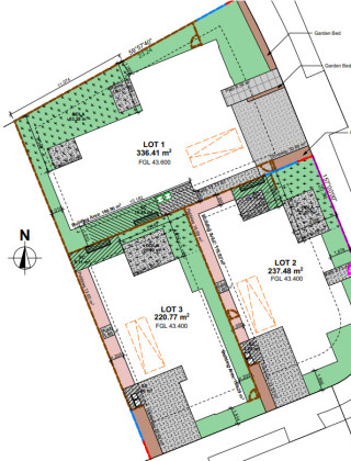 Mansel Ave Hillcrest site plan