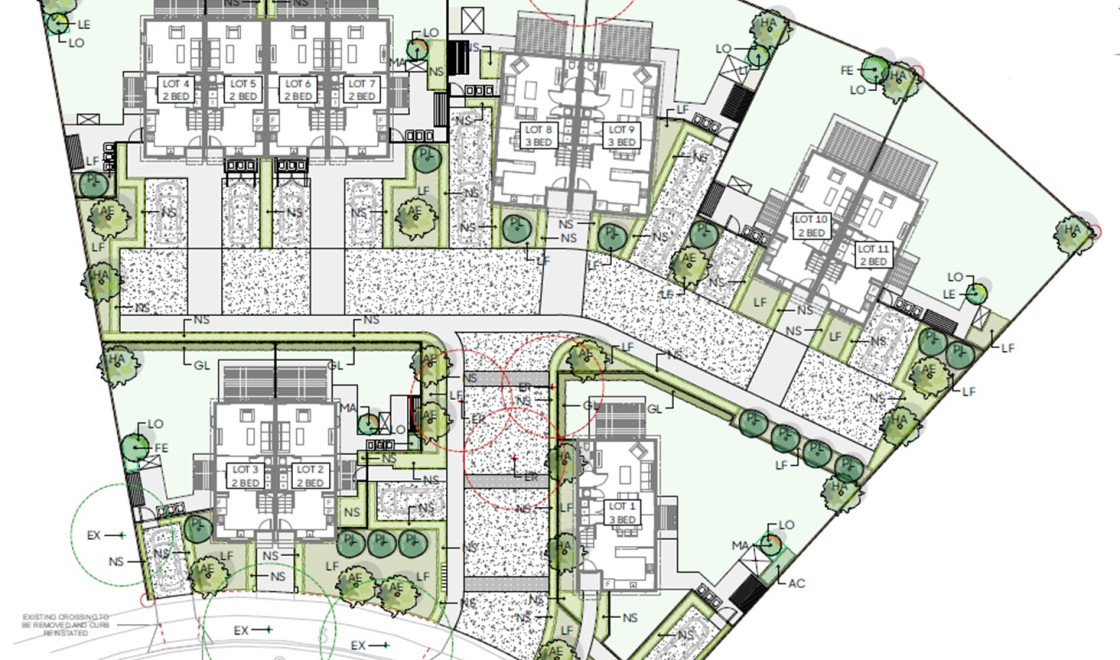 Marshall Street Hamilton site map AR109042