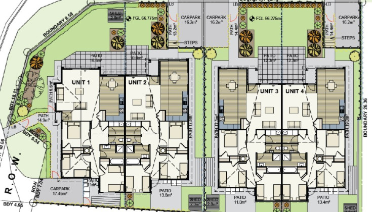 Newcastle Road Hamilton site plan A9759470