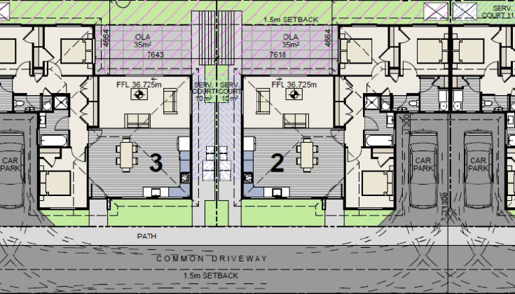 Norman Street Hamilton site plan AA113112