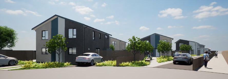 Perry Place and Bader Street Waikato render AR108570