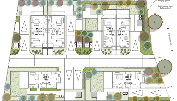 Pine Ave Hamilton site plan AR109017