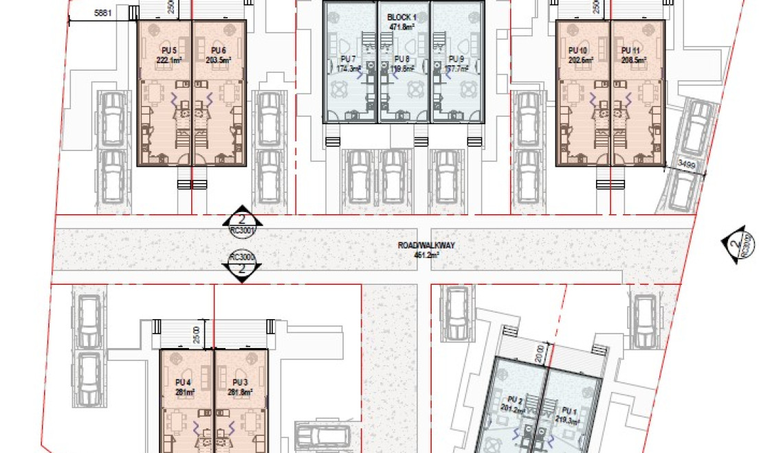 Reuben Place Hamilton site plan AR109413