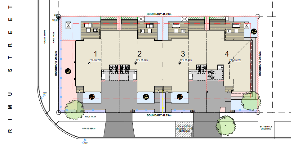 Rimu Street Hamilton site plan