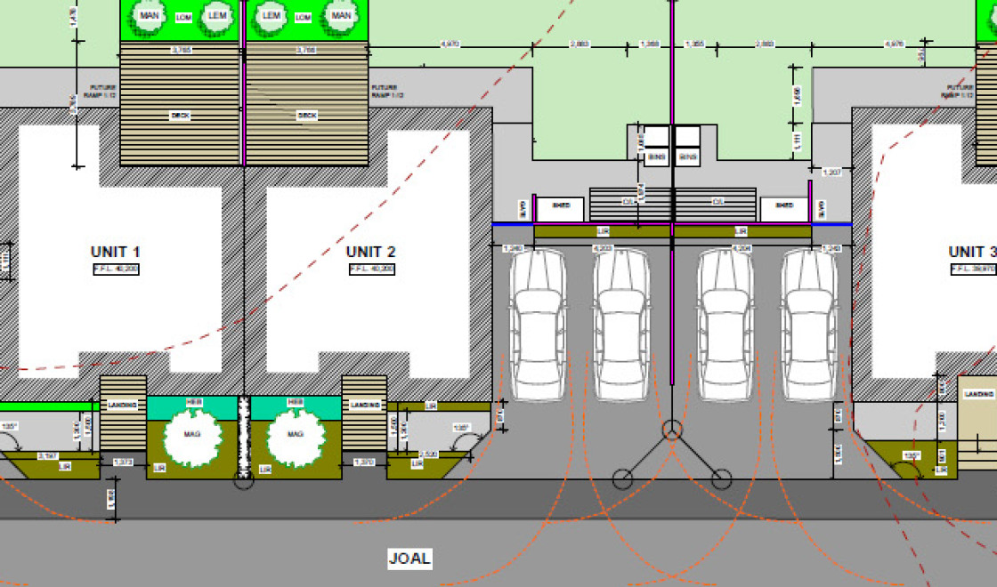 Saxbys Road Hamilton site plan