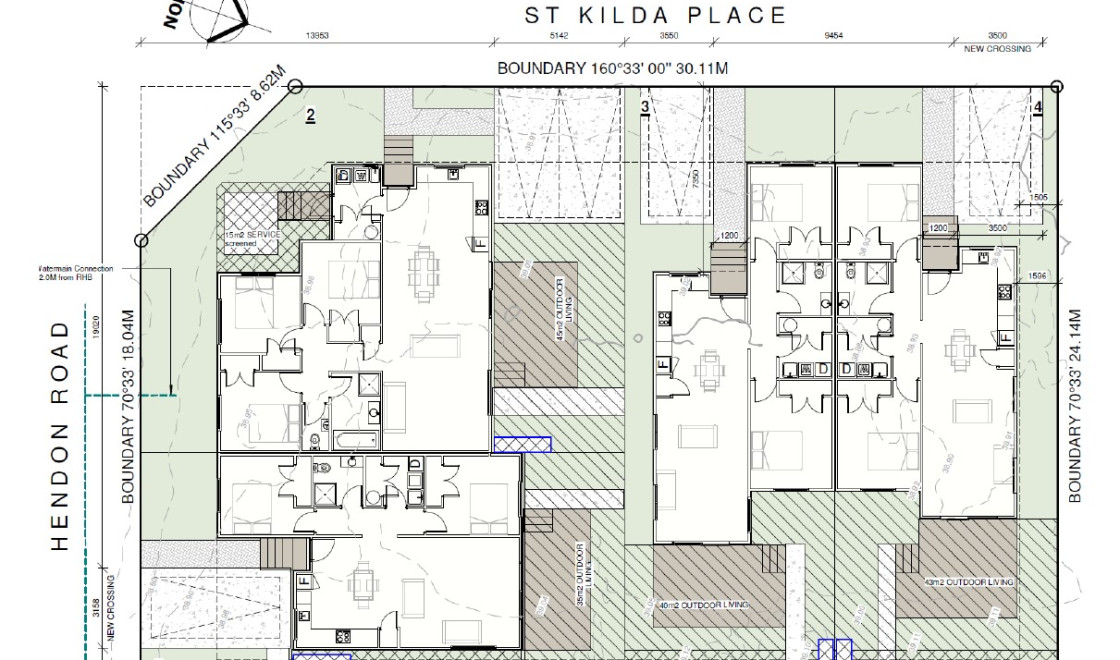 St Kilda Place Hamilton site plan A10102486