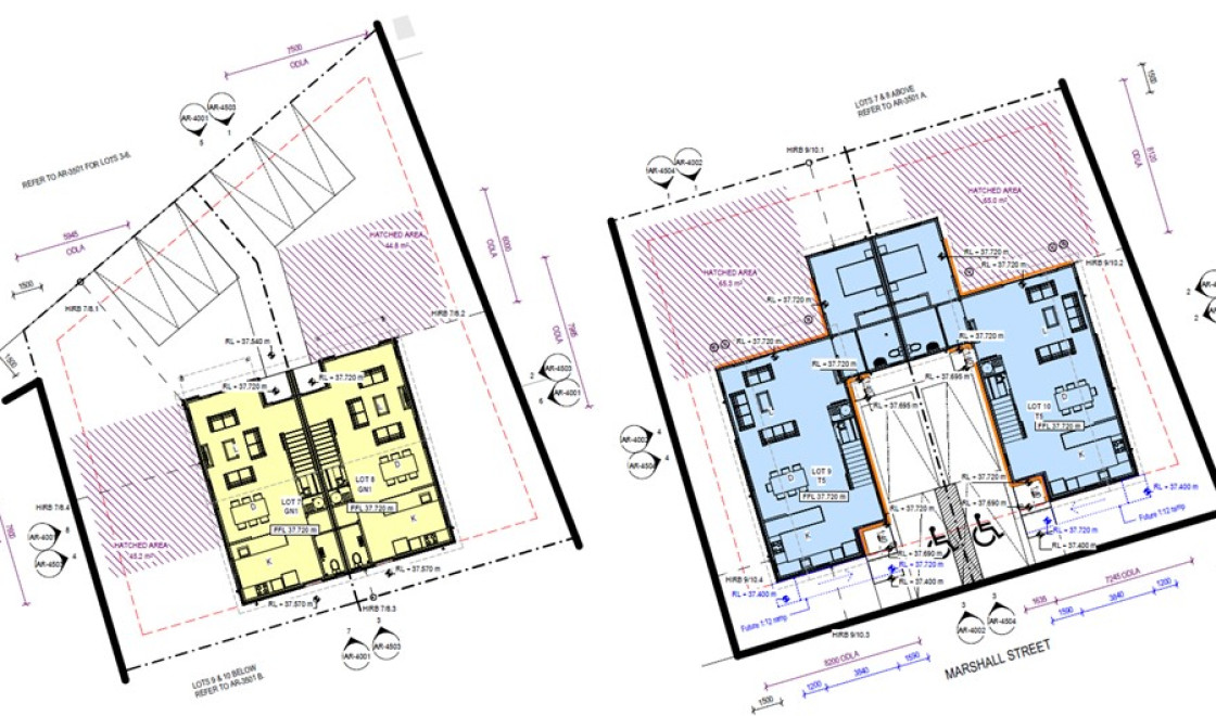 Yeats Cres and Marshall St Hamilton site plan AR109011 v2