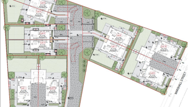 Yeats Cres and Marshall St Hamilton site plan AR109011