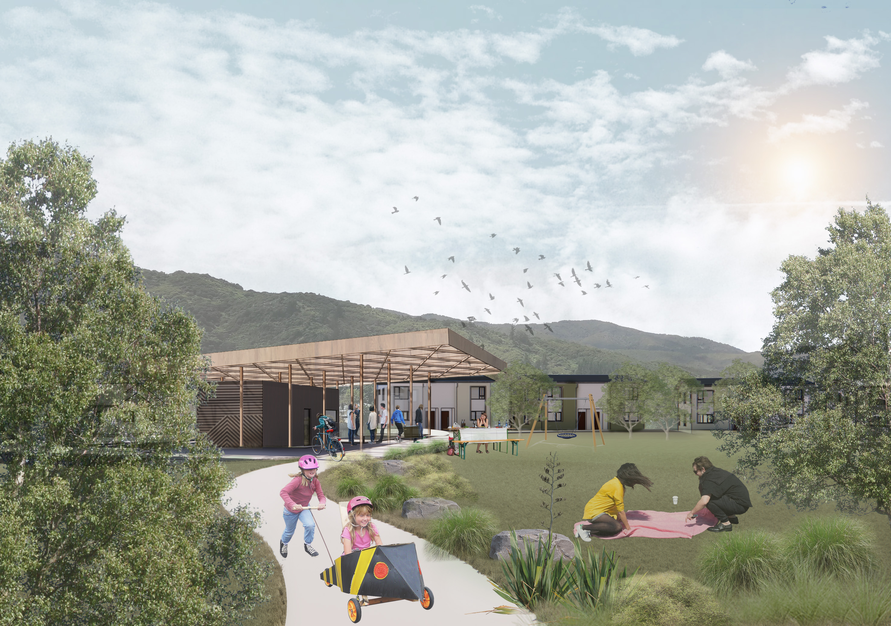 Wood Street Community Room Render