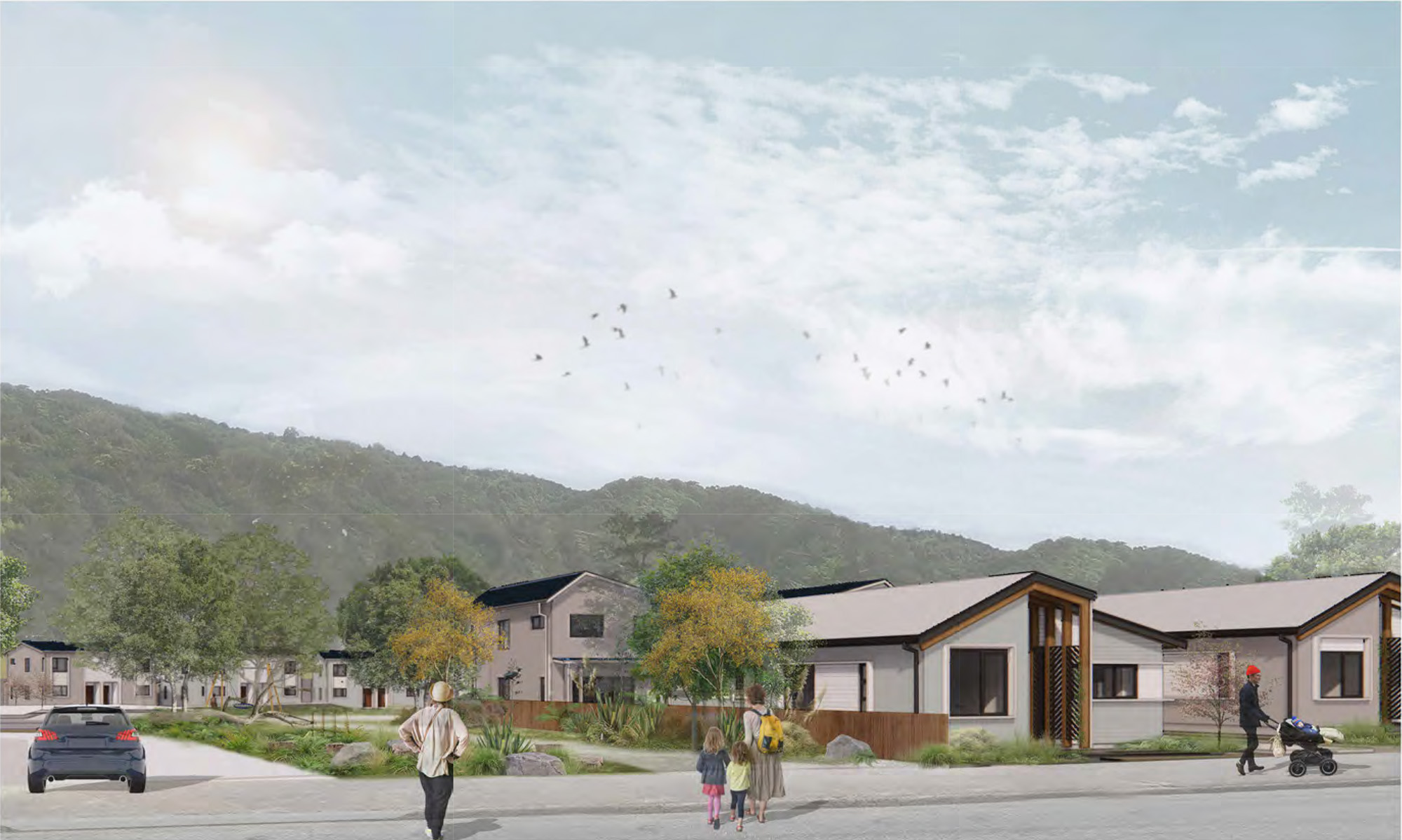 Wood Street Wainuiomata render