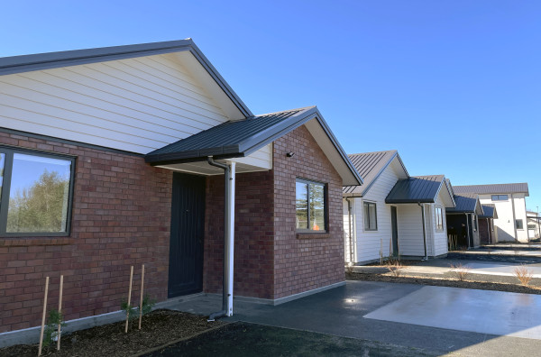 Some of the first 7 homes completed.